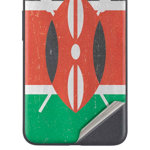 Kenya Flag Distressed Google Pixel 5 Skin